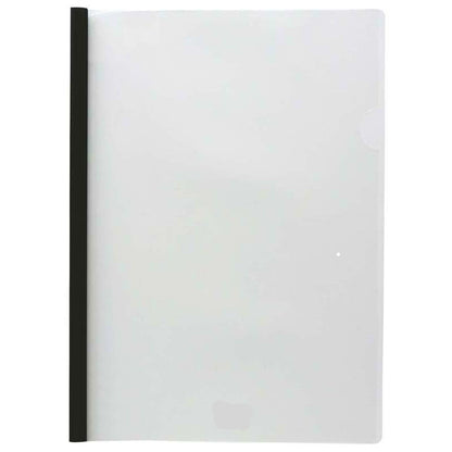 Slide Lock Files OSC A4 Report Cover Presentation File Black Slide Grip Spine Clear ...