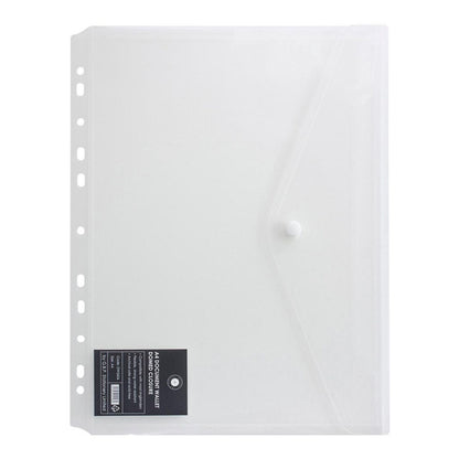 OSC Binder Document Wallet A4 Domed Clear