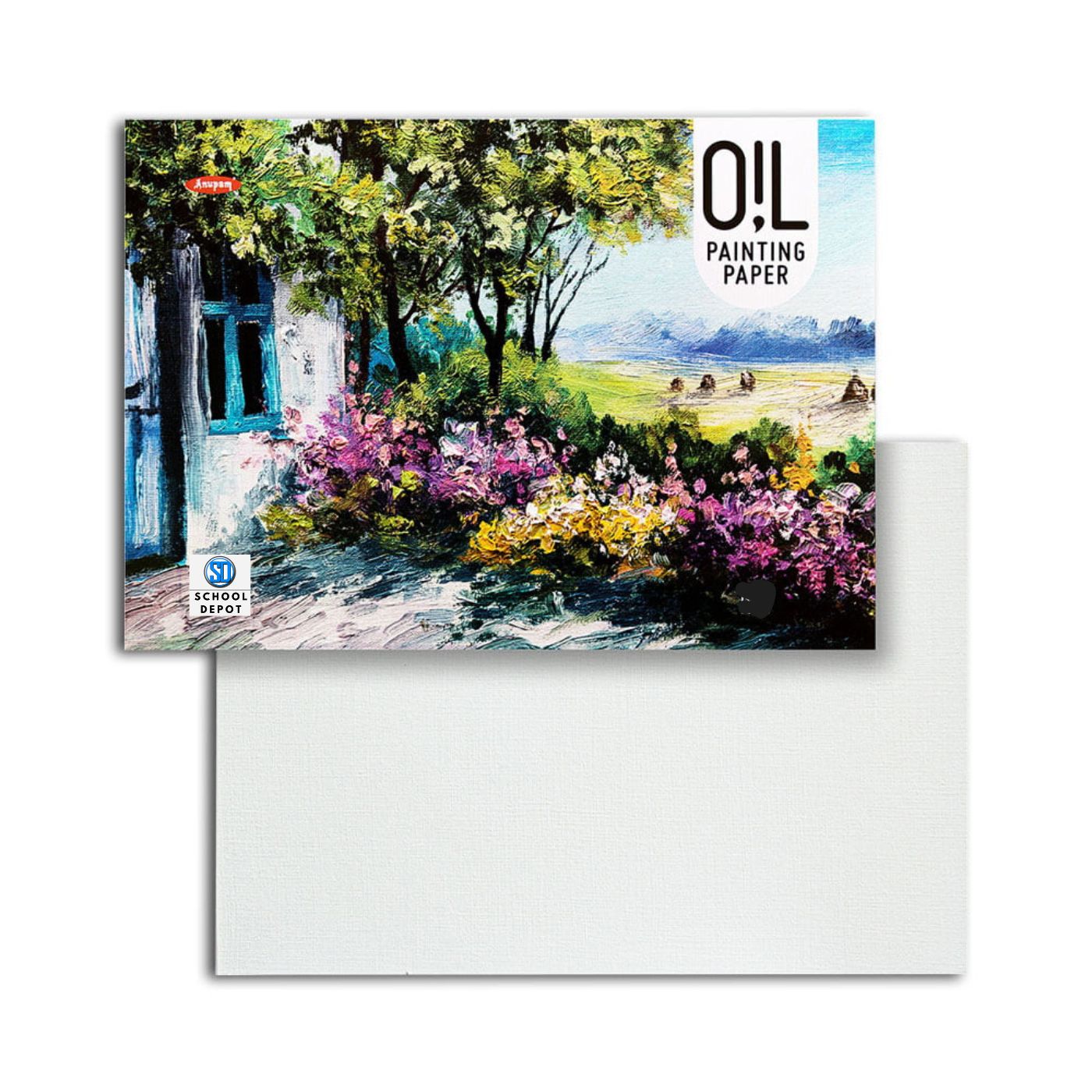 DAS Oil Pad Kakaruai 300gsm Woven Textured Paper 12 Sheets A4