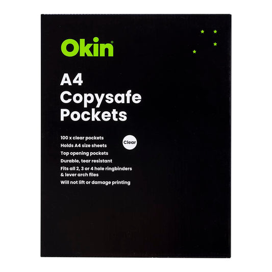Okin Copysafe Pockets A4, Pack of 100