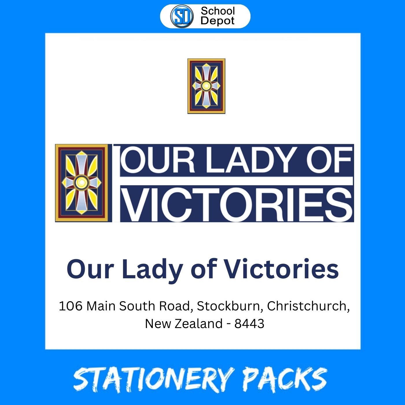 Our Lady of Victories Stationery Pack