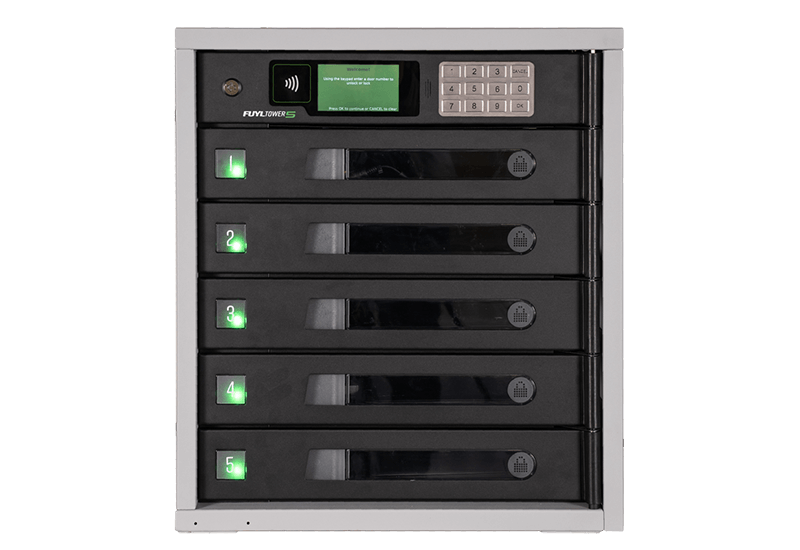 Device Locker PC Locs FUYL Tower™ Pro 5 Mobile Devices Management Smart Locker ...