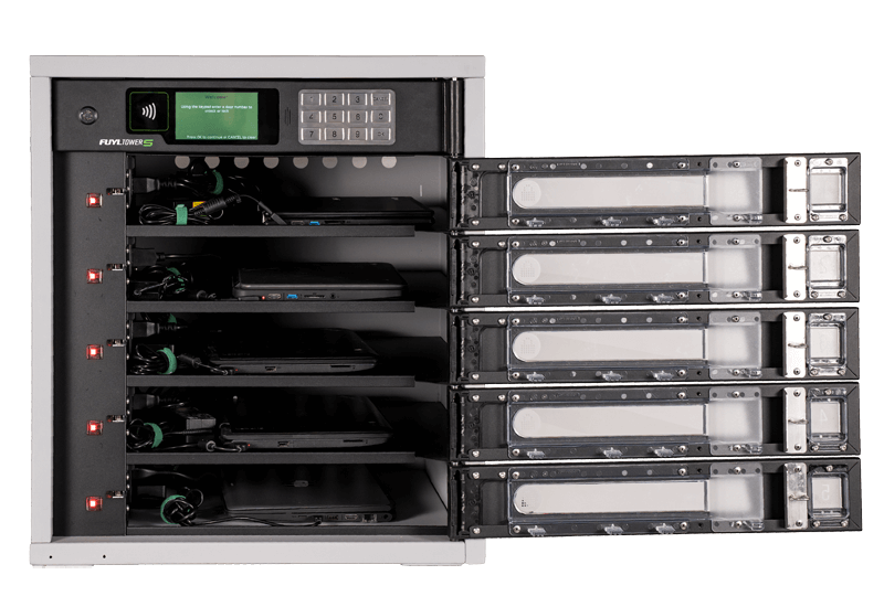 PC Locs FUYL Tower™ Pro 5 Mobile Devices Management Smart Locker
