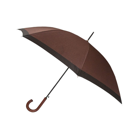 Peros Rain Umbrella Euro Wooden Handle Red Pattern