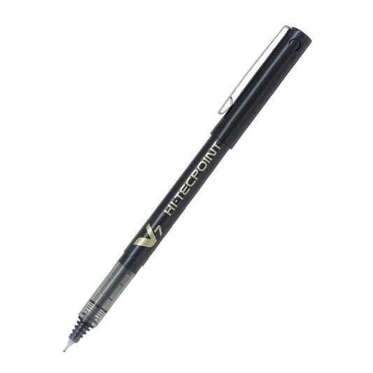 Pilot Hi-Tecpoint Pen V7 Rollerball Fine 0.7mm Black