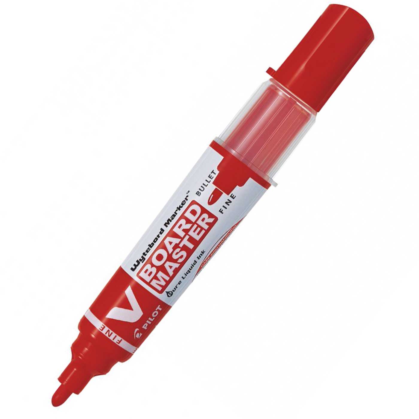 Pilot Whiteboard Marker Refillable V Board Bullet Tip Red