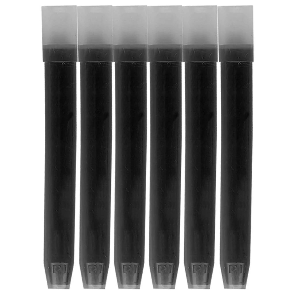 Pilot Fountain Pen Ink Cartridge Black Pack of 6