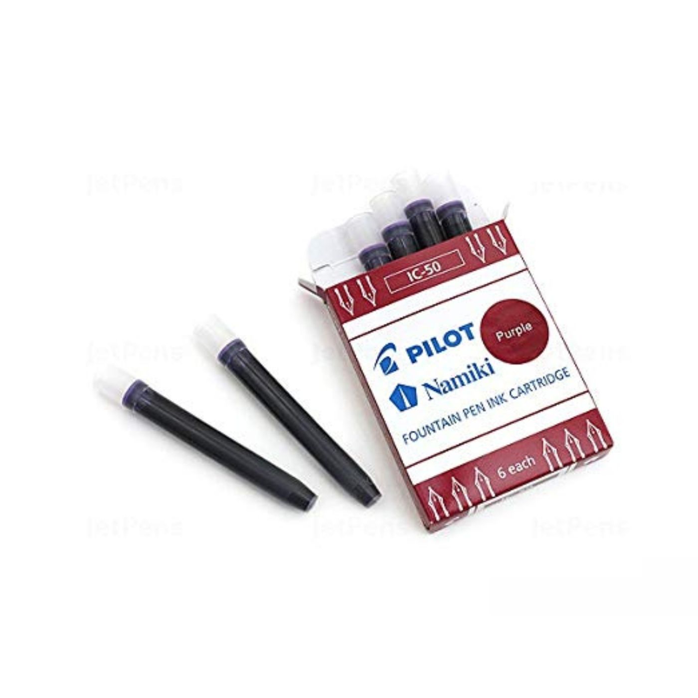 Pilot Fountain Pen Ink Cartridge Black Pack of 6