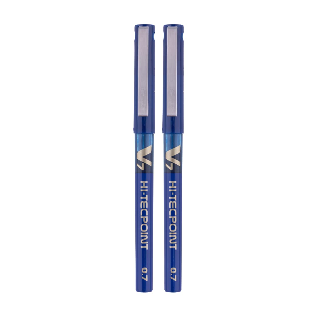 Pilot Hi-Tecpoint Pen V7 Rollerball BX-V7-L Fine 0.7mm Blue