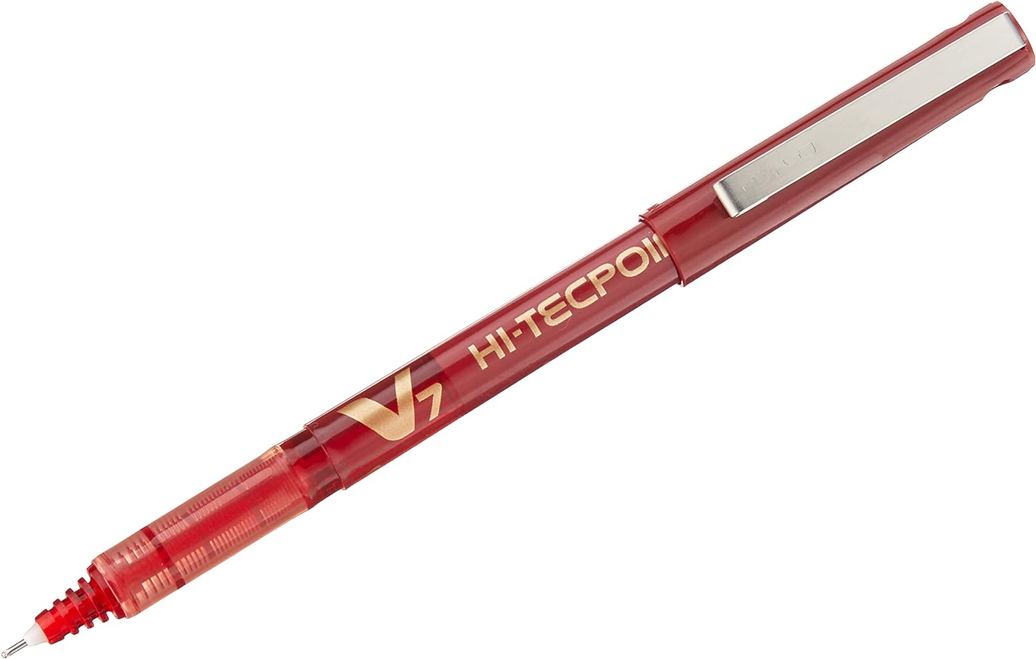 Pilot Hi-Tecpoint Pen V7 Rollerball BX-V7-R Fine 0.7mm Red