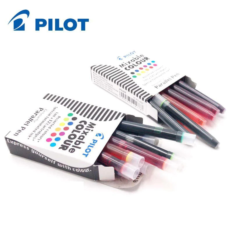 Pilot Parallel Pen Refill Cartridge IC-P3-AST Assorted Colours Pack of 12