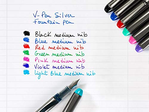 Pilot V-Pen Fountain Pen Medium Assorted