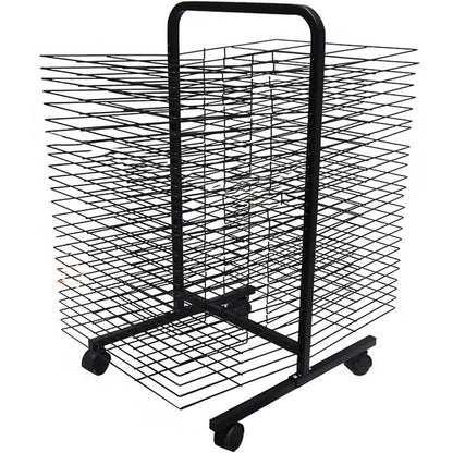 Portable Painting Drying Rack Double Sided A3 Size 50 Shelves