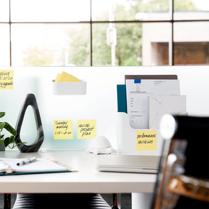 Post-it 100% Recycled Super Sticky Notes 654R-5SSCY 76x76mm Yellow 70 Sheets