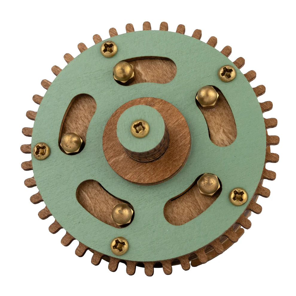 Project Genius Archimedes' Gear Puzzle – Interlocking Magnetic Pin Brain Teaser (Ages 8+)