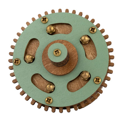 Project Genius Archimedes' Gear Puzzle – Interlocking Magnetic Pin Brain Teaser (Ages 8+)