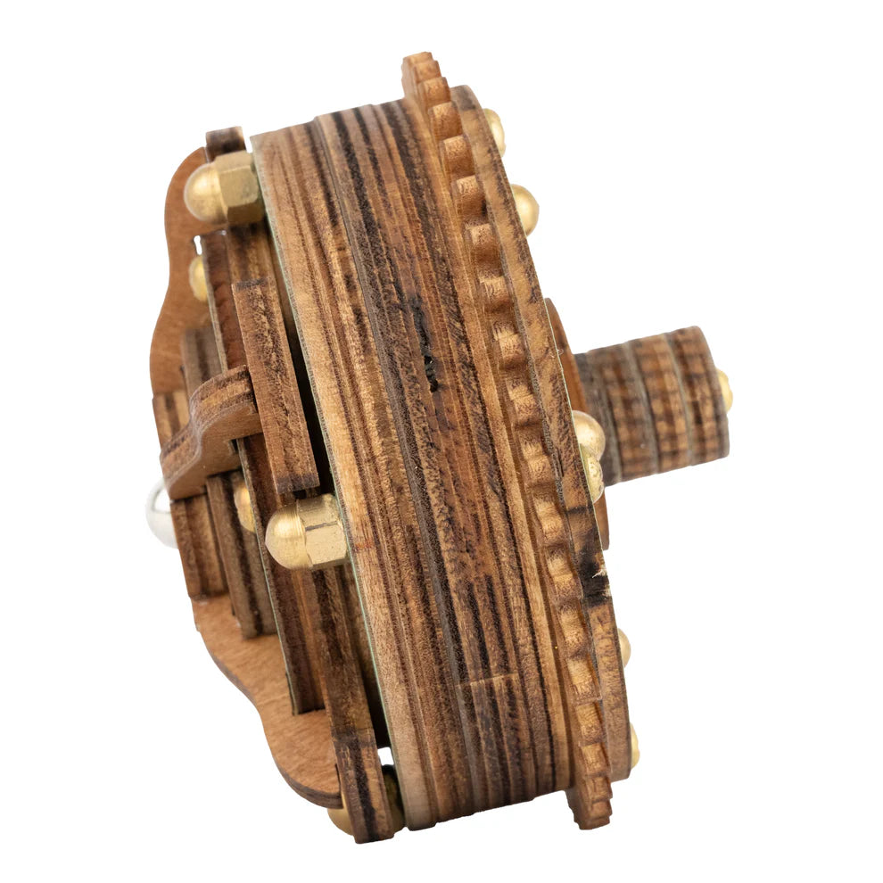 Project Genius Archimedes' Gear Puzzle – Interlocking Magnetic Pin Brain Teaser (Ages 8+)