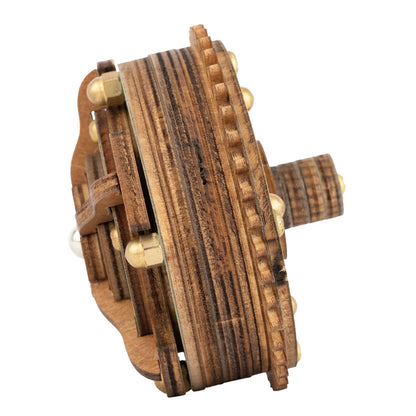 Project Genius Archimedes' Gear Puzzle – Interlocking Magnetic Pin Brain Teaser (Ages 8+)