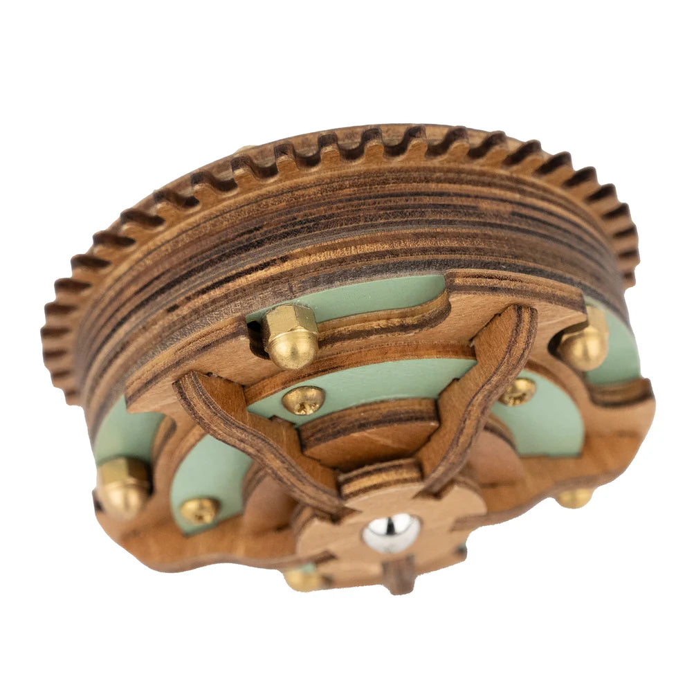 Project Genius Archimedes' Gear Puzzle – Interlocking Magnetic Pin Brain Teaser (Ages 8+)
