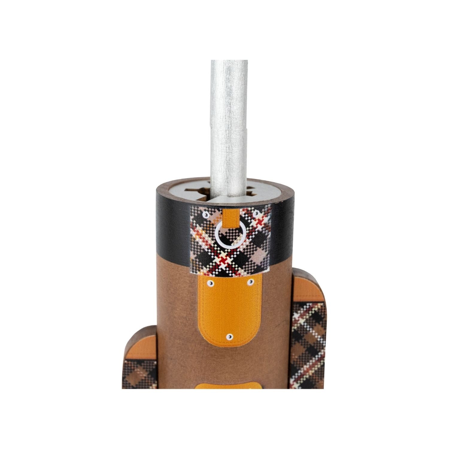 Project Genius Golf Bag Puzzle metal brain teaser featuring a golf club that must be twisted through a hidden maze inside a golf bag