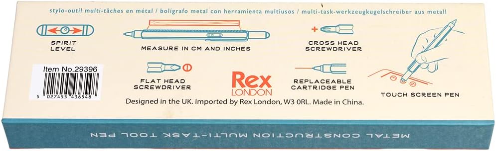 Rex London Multi-Task Tool Pen 6 in 1