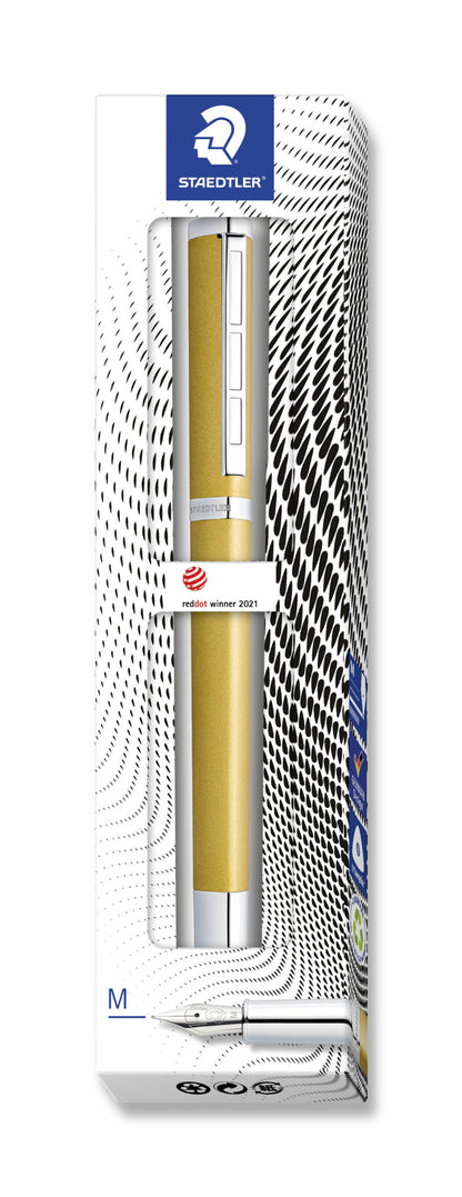 STAEDTLER® Triplus® Fountain Pen 474 Medium Nib Glorious Gold