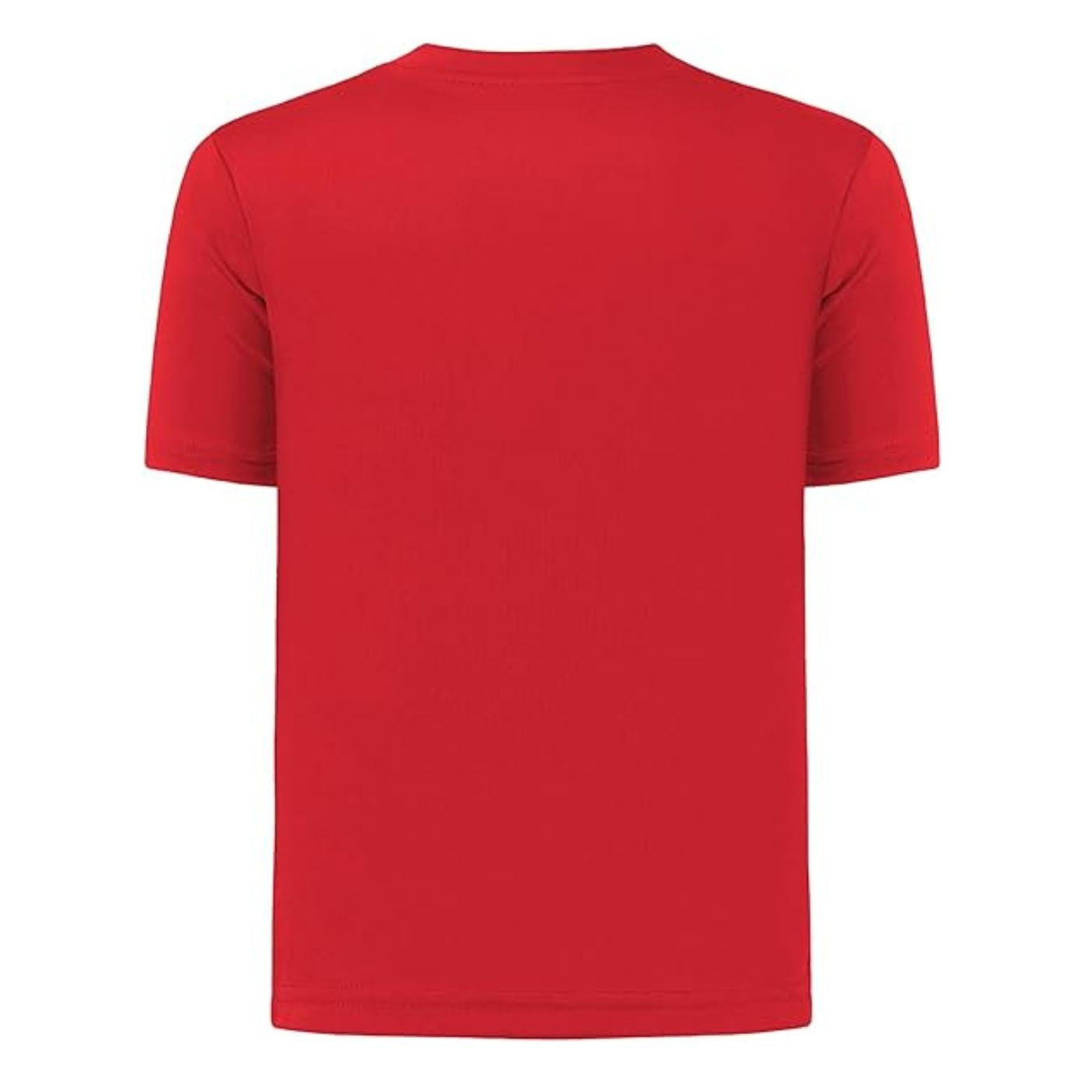 School Uniform 100% Cotton Basic Crew Neck T-Shirt Custom Made Size 4 to 16 Red