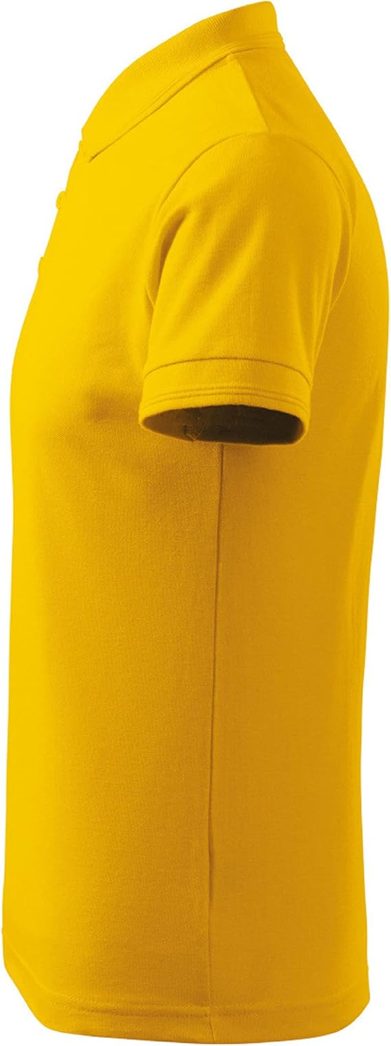 School Uniform 100% Cotton Basic Polo T-Shirt Custom Made Size 4 to 16 Yellow