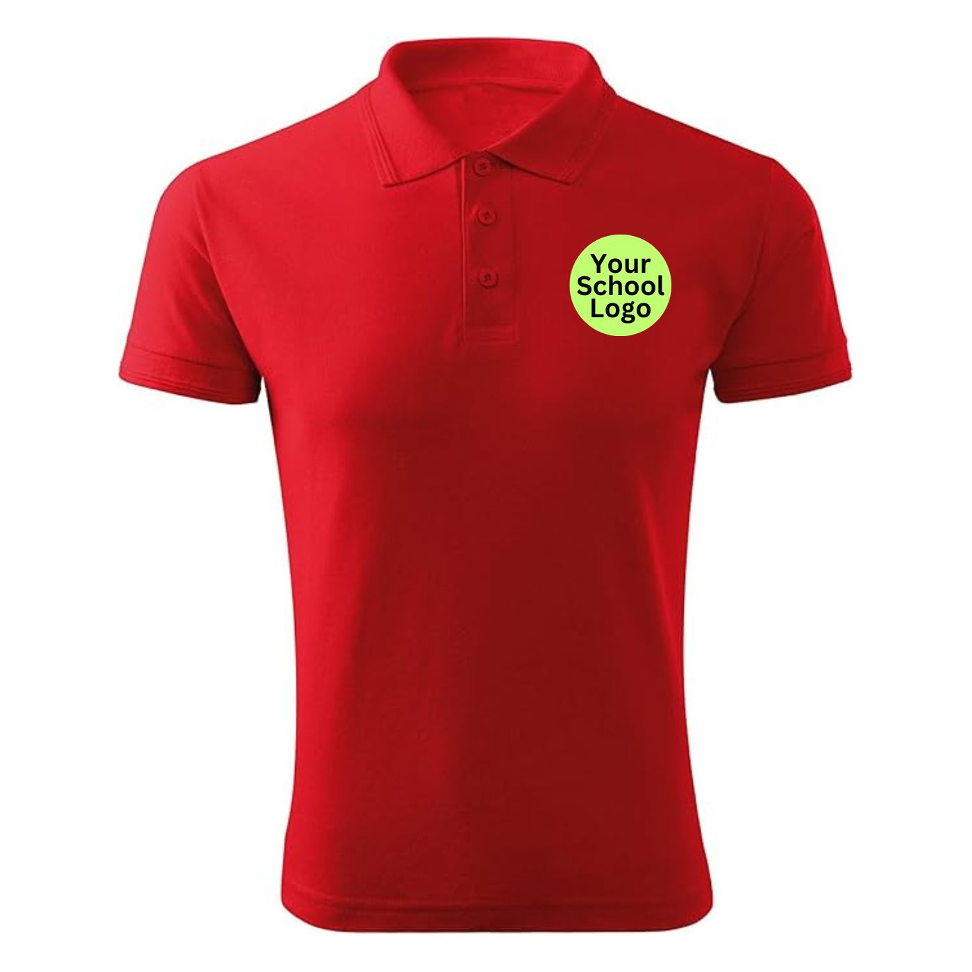 School Uniform 100% Cotton 180gsm Basic Polo T-Shirt Custom Made Size 4 to 16
