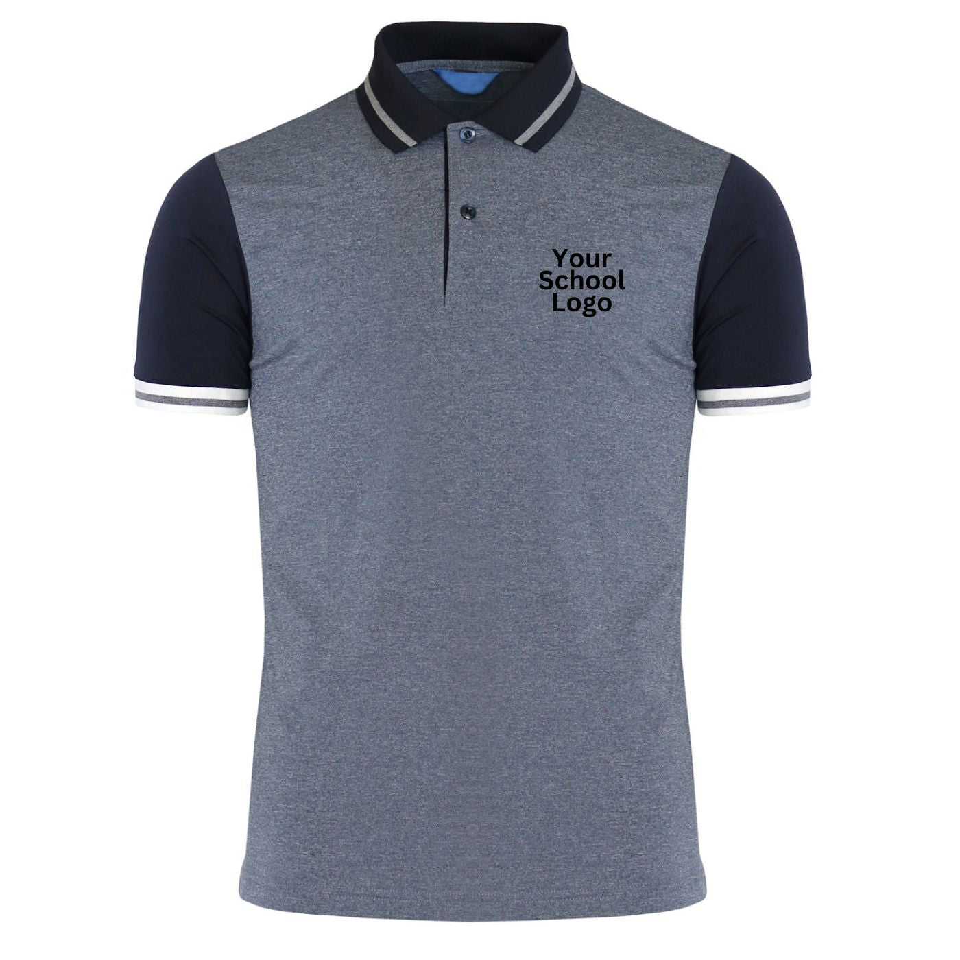 School Uniform Pique Honeycomb 100% Cotton 230gsm Custom-Made Polo T-Shirt 4-16