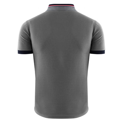 School Uniform Pique Honeycomb 52% Polyester 48% Cotton 230gsm Custom-Made Polo T-Shirt 4-16 Grey