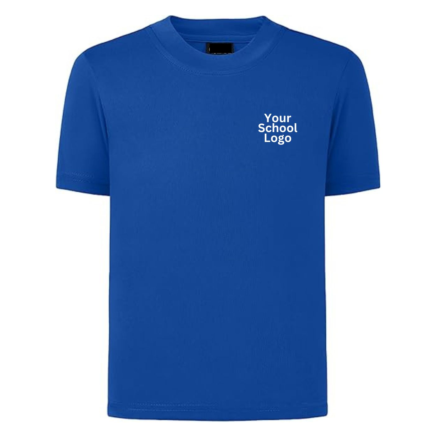 School Uniform 100% Cotton Basic Crew Neck T-Shirt Custom Made Size 4 to 16 Navy