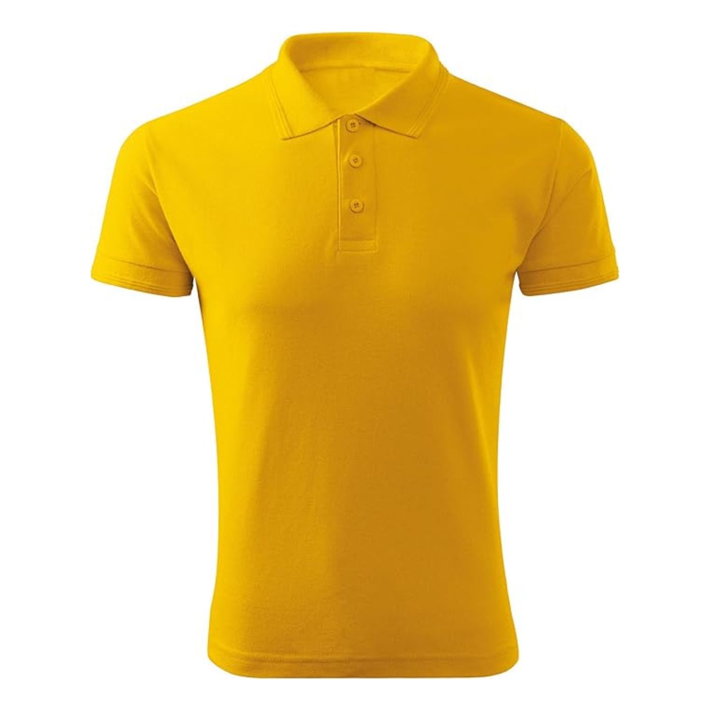 School Uniform 100% Cotton Basic Polo T-Shirt Custom Made Size 4 to 16 Yellow
