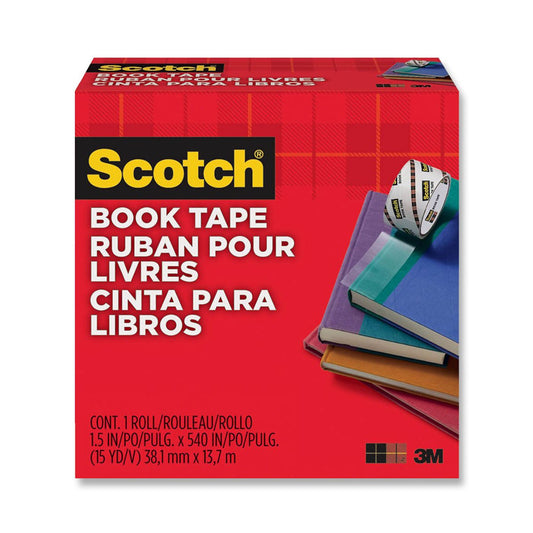 Scotch Book Repair Tape Transparent 38.1mm x 13.7m