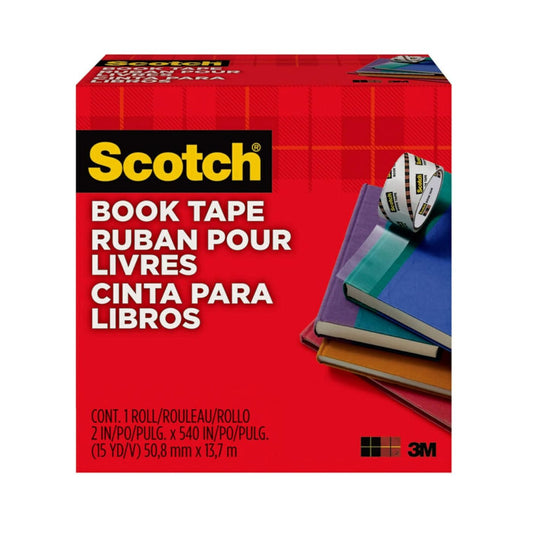 Scotch Book Repair Tape Transparent 50.8mm x 13.7m