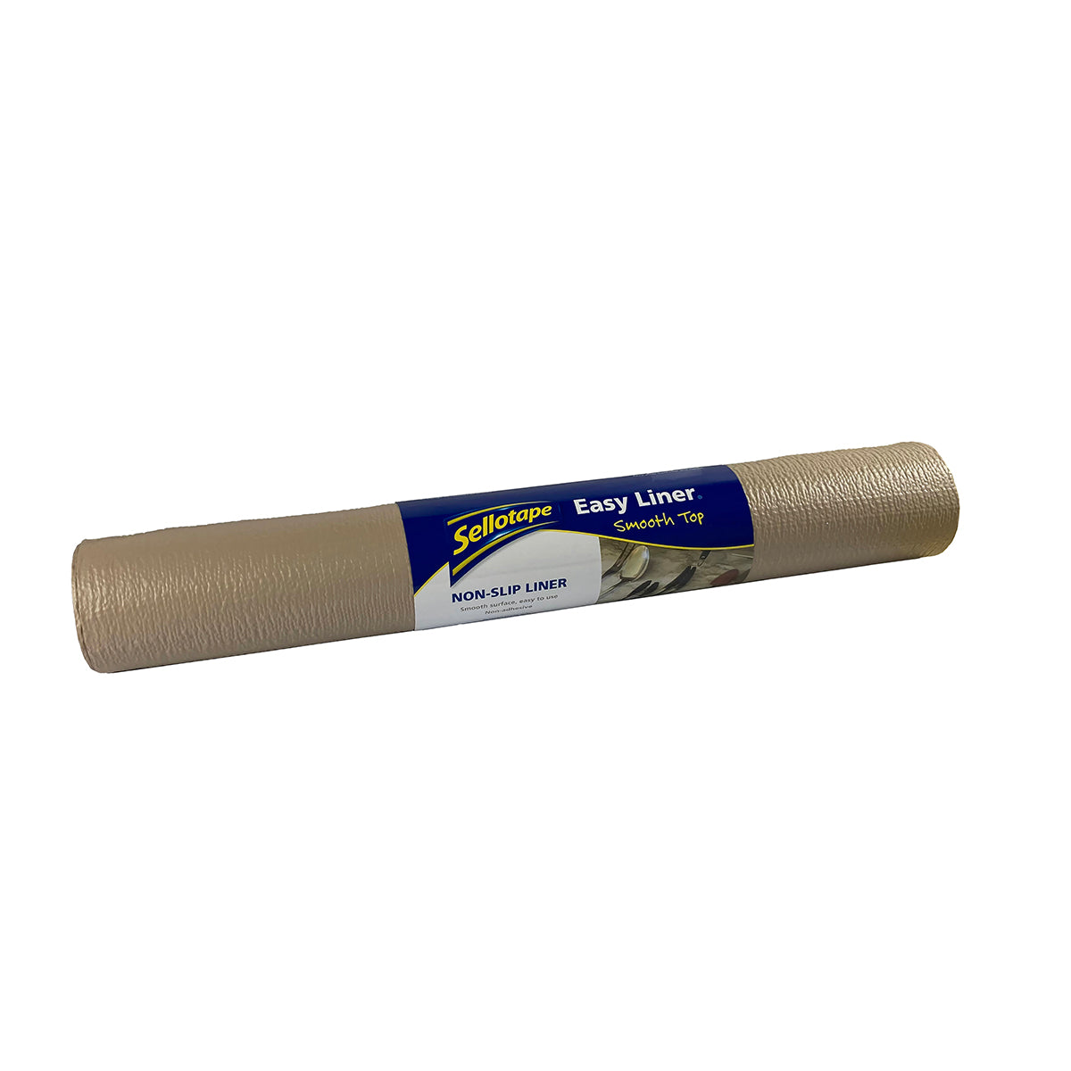 Sellotape Easy Liner Non-Slip Non-Adhesive 50.8cm x 304cm Smooth Top Taupe