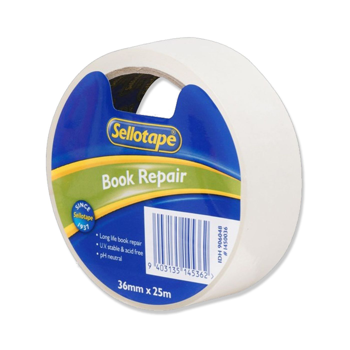 Sellotape 1450 Book Repair Tape 36mm x 25m