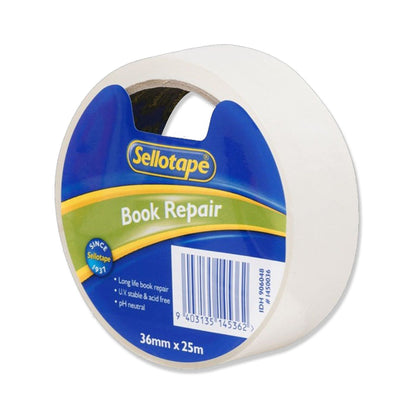 Sellotape 1450 Book Repair Tape 36mm x 25m