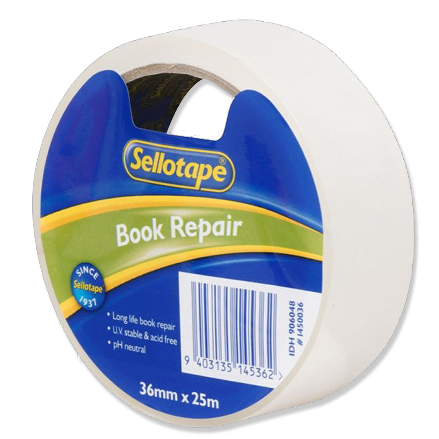 Sellotape 1450 Book Repair Tape 36mm x 25m