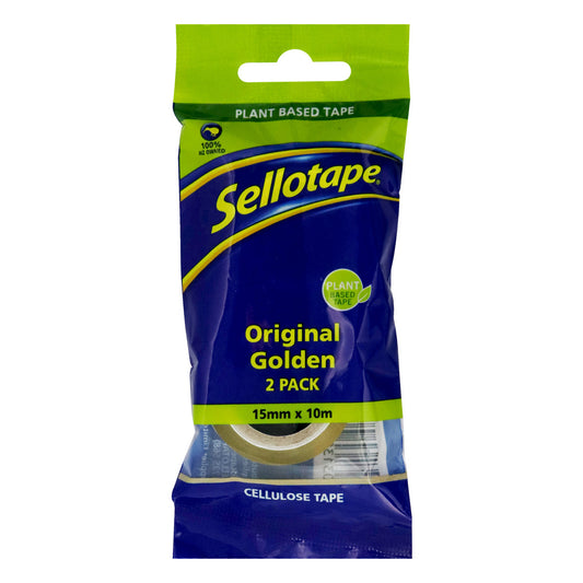 Sellotape 3260 Cellulose Refill Clear 15mm x 10m Pack of 2
