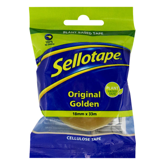 Sellotape Cellulose Tape Clear 18mm x 33m