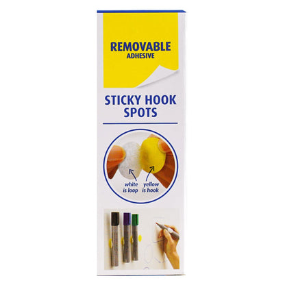 Sellotape Sticky Hook Spots Removable 22mm 125 Pack