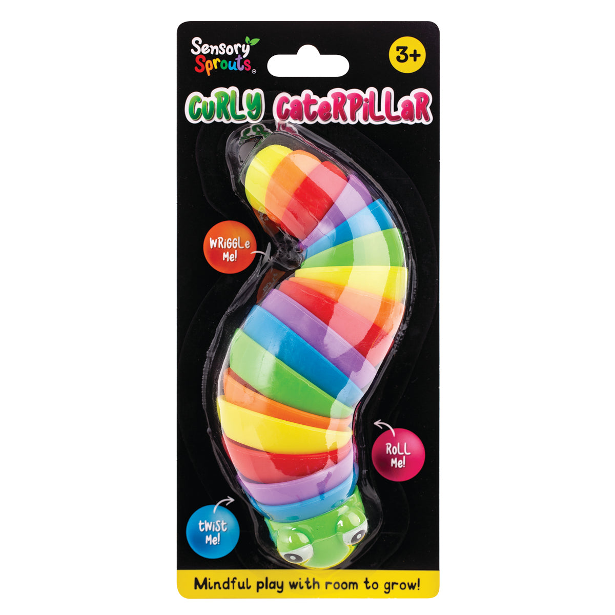 Sensory Sprouts Curly Caterpillar | Twistable Sensory Fidget Toy