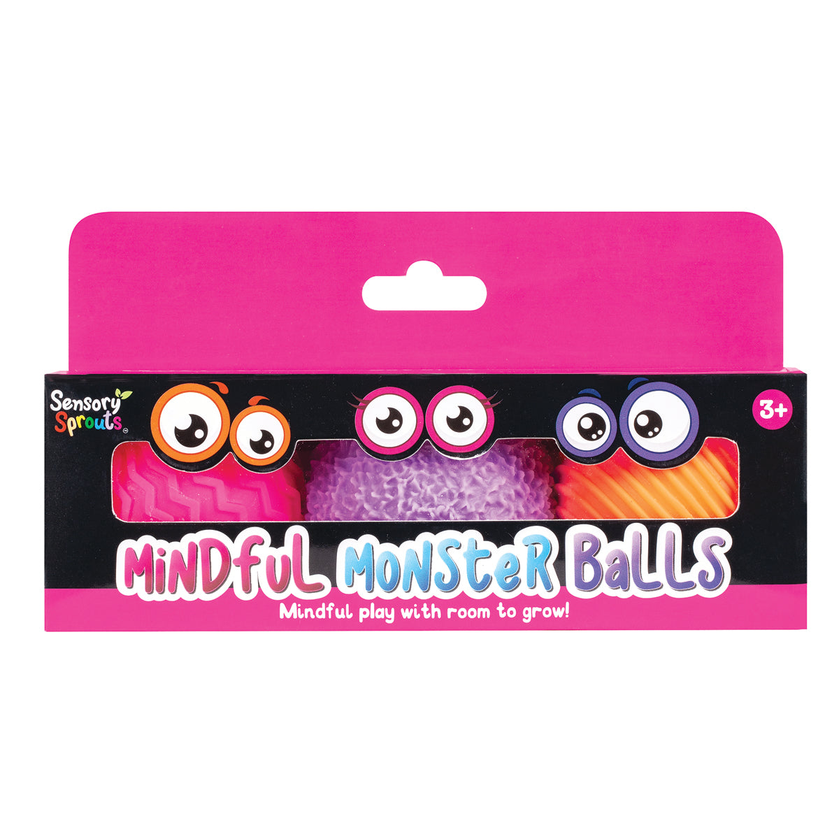 Sensory Sprouts Mindful Monster Balls Purple Set of 3