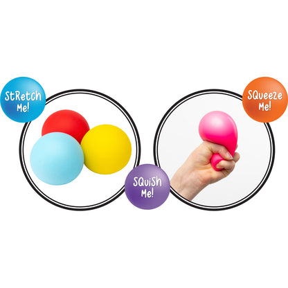 Sensory Sprouts Rainbow Squishy Sensations Jar of 12