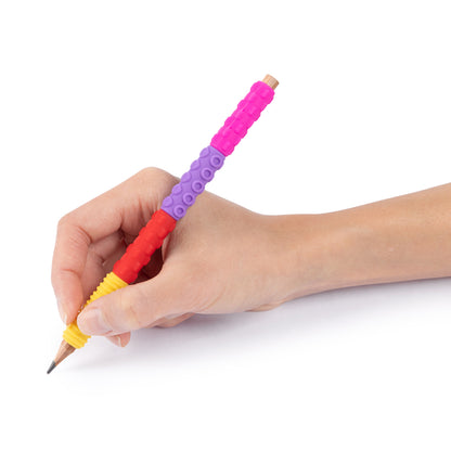Sensory Sprouts Textured Pencil Grips Set of 28 – Tactile Pencil Grips for Sensory Support