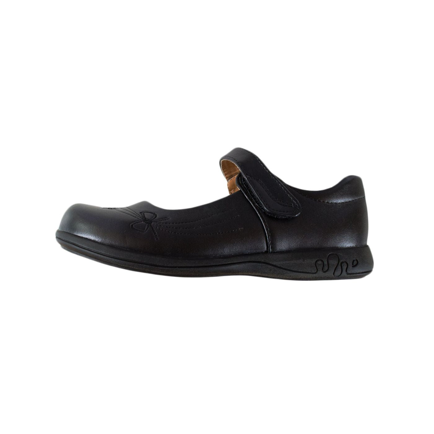 Sharon Girls School Shoes Black Size 25 to 37