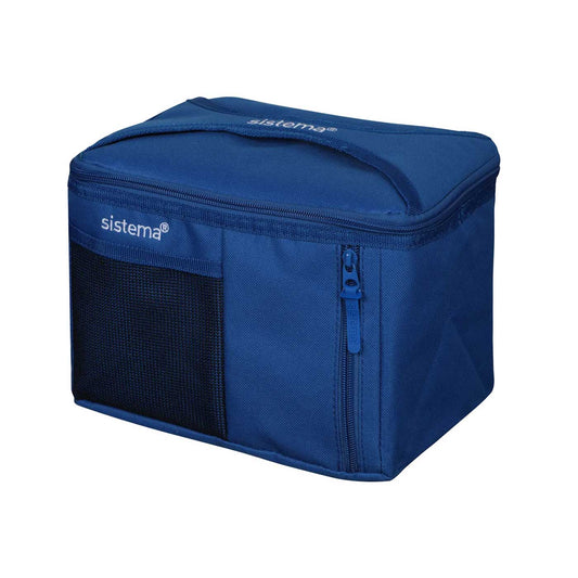 Sistema Mega Fold Up Insulated Lunch Bag To Go Navy