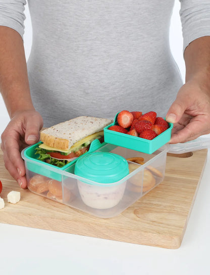 Sistema Lunch Box Bento Cube To Go OBPP 1.25L Minty Teal