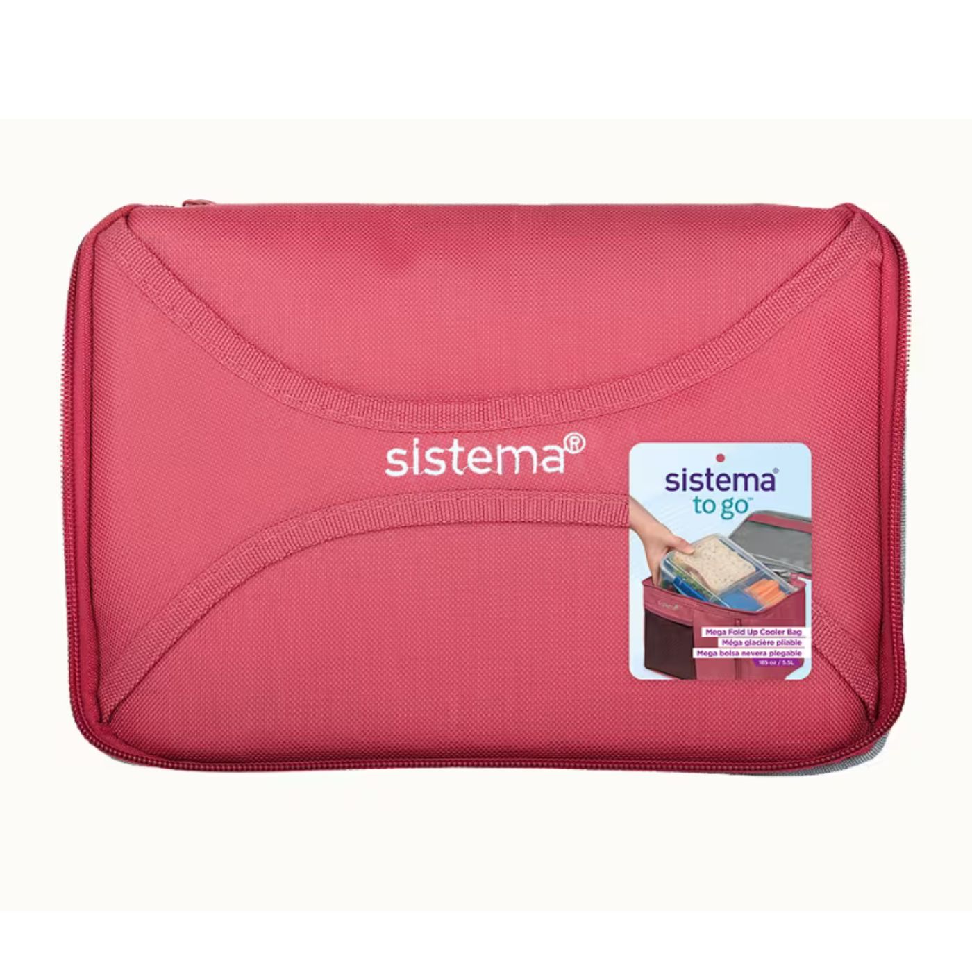 Sistema Mega Fold Up Insulated Lunch Bag To Go Astro Dust